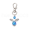 8Pcs Angel Acrylic Pendant Decorations HJEW-JM03208-03-4