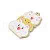 Alloy Enamel Pendants FIND-Z034-01C-2