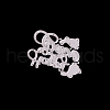 Word Happy Easter Frame Carbon Steel Cutting Dies Stencils DIY-F028-03-2