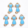 Alloy Enamel Pendants X-ENAM-S121-033C-2