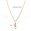 Cubic Zirconia Puzzle Pendant Necklaces VP6422-2-1