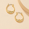 Moon Alloy Hoop Earrings FS-WG73DC3-01-2