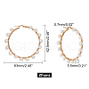 Unicraftale 304 Stainless Steel Hoop Earrings EJEW-UN0001-09-4
