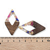 Walnut Wood Pendants FIND-Z050-02F-3