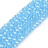 Electroplate Glass Beads Strands EGLA-A044-J2mm-A04-1