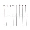 304 Stainless Steel Head Pins STAS-T065-30mm-20P-1