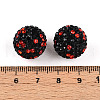 Polymer Clay Pave Rhinestone Beads RB-T018-01A-3