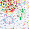  2856Pcs Opaque Acrylic Beads FIND-NB0005-51B-1