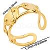 Minimalist Heart 304 Stainless Steel Cuff Rings HW4093-2-1