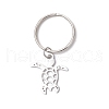 Ocean Theme 304 Stainless Steel Keychains KEYC-JKC01213-08-2