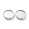 Non-Tarnish 304 Stainless Steel Brooch Base Settings FIND-D035-04E-P-1