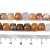 Natural Blue Chalcedony Beads Strands G-H078-C45-6mm-5