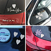 Heart Shape Glass Rhinestone Car Stickers RB-FH0001-002-6
