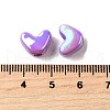 UV Plating Opaque Acrylic Beads MACR-F083-12A-3