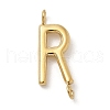 304 Stainless Steel Letter Connector Charms STAS-M108-01G-18-1