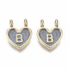 Alloy Enamel Charms ENAM-T012-02B-RS-2