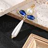 Glass Pearl Big Pendants PALLOY-MZ00384-03-2