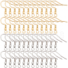 SOFPLATE 300Pcs 2 Style 304 Stainless Steel Earring Hooks STAS-SP0001-39-1
