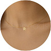 Brass Pendant Initial Necklaces for Women FS-WG1D7F7-05-1