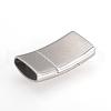 304 Stainless Steel Magnetic Clasps with Glue-in Ends STAS-Q211-45-2