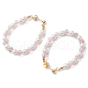 Shell Pearl Ear Studs EJEW-JE05932-4