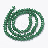 Opaque Solid Color Glass Beads Strands X1-EGLA-A034-P6mm-D09-2