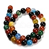 Dyed Natural Agate Beads Strands G-G203-10G-10mm-3