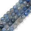 Dyed & Heated Natural Blue Aventurine Beads Strands G-E571-A10-04-1