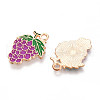 Fruit Alloy Enamel Pendants ENAM-T022-32I-2