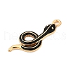 Alloy Enamel Pendants FIND-U031-14G-06-2