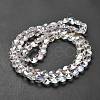 Electroplate Glass Beads Strands EGLA-B004-01A-AB06-2