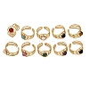 304 Stainless Steel Open Cuff Rings RJEW-A071-08G-4