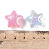 UV Plating Opaque Acrylic Beads MACR-K361-07-5