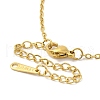 304 Stainless Steel Pendant Necklaces NJEW-H010-01G-4