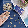 SUNNYCLUE 40Pcs Golden Alloy Pendants ALRI-SC0001-42-3