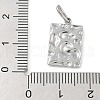 Anti-Tarnish 304 Stainless Steel Pendants STAS-B075-04P-3