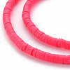 Handmade Polymer Clay Bead Strands CLAY-T002-4mm-69-3