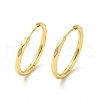 Rack Plating Brass Hinged Hoop Earrings for Women EJEW-E270-30G-1