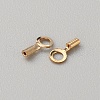Brass Cord Ends KK-WH0056-52-2