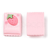Opaque Resin Imitation Food Cabochons CRES-YWC0002-01A-2