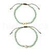 2Pcs Glass Beads Beaded Bracelet Sets BJEW-JB11454-2