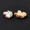 Opaque Resin Unicorn Pendants RESI-G040-A04-4