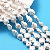Natural Baroque Keshi Pearl Beads Strands PEAR-B004-16E-01A-1