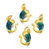 Alloy Enamel Charms ENAM-N056-051B-2