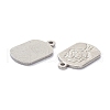 Non-Tarnish 304 Stainless Steel Pendants STAS-K216-26P-2