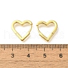 Brass Clear Cubic Zirconia Hoop Earrings EJEW-M047-09G-5