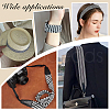   5 Yards Ethnic Style Polyester Jacquard Striped Ribbon OCOR-PH0004-17C-6