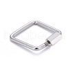 Non-Tarnish 304 Stainless Steel Screw Carabiner Lock Charms STAS-K213-12P-2