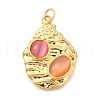 Brass Pendants KK-U040-01G-03-1