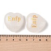 Natural Quartz Crystal Heart Engraving MBTI Figurines Statues for Home Office Desk Decorations X1-G-K353-05N-3